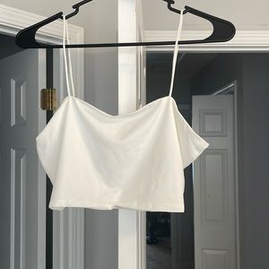 SHEIN white crop top